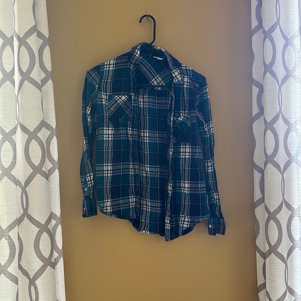Aeropostale XS blue flannel